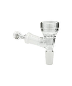 MiniNail Flower Wand Glass Bowl with Pass-Through Carb