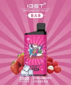 STRAWBERRY LYCHEE – IGET BAR – 3500 PUFFS
