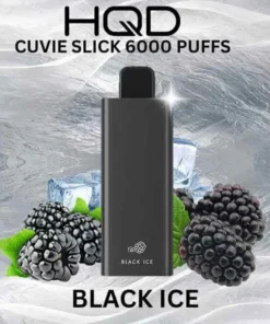 BLACK ICE – HQD SLICK – 6000 PUFFS