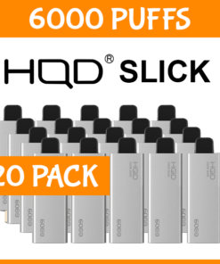 20 PACK – HQD SLICK – 6000 PUFFS