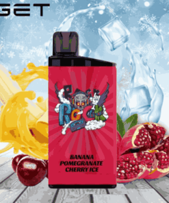 BANANA POMEGRANATE CHERRY ICE – IGET BAR – 3500 PUFFS