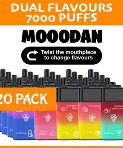 20 PACK – MOOODAN DUAL FLAVOUR – 7000 PUFFS