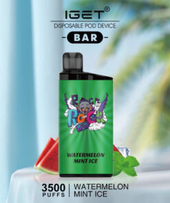 WATERMELON MINT ICE – IGET BAR – 3500 PUFFS