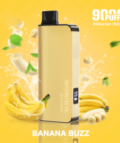 Order Banana Buzz Alibarbar Ingot 9000 Puffs | The Vapes Shop Australia