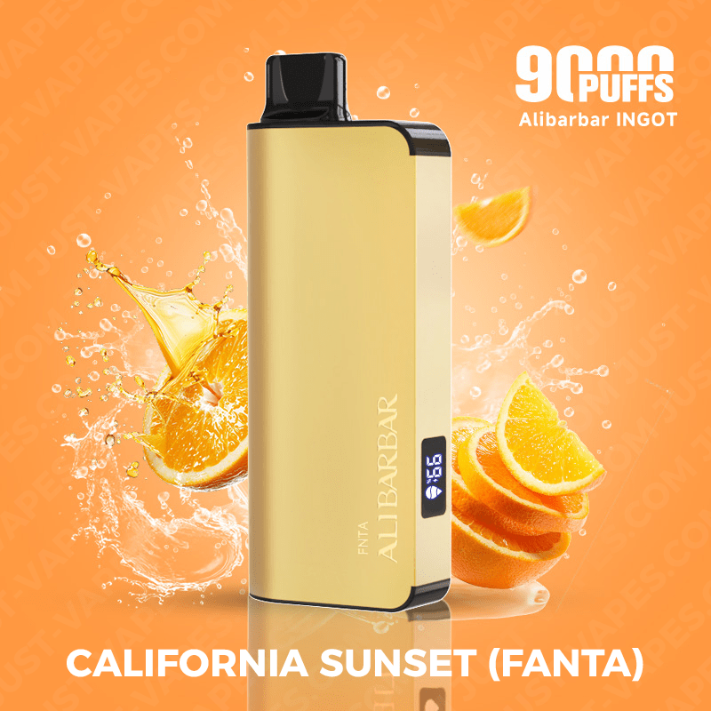 Order California Sunset (Fanta) – Alibarbar Ingot 9000 Puffs | The Vapes Shop Australia