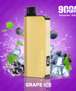 Buy Grape Ice – Alibarbar Ingot 9000 Puffs Now Aussie | The Vapes Shop Australia