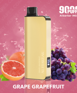 GRAPE GRAPEFRUIT – ALIBARBAR INGOT – 9000 PUFFS