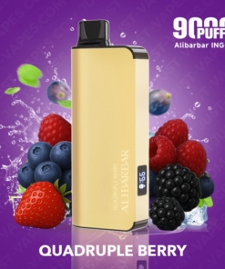 QUADRUPLE BERRY – ALIBARBAR INGOT – 9000 PUFFS