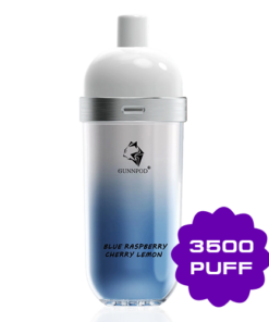GUNNPOD WAVE BLUE RASPBERRY CHERRY LEMON – 3500 PUFFS