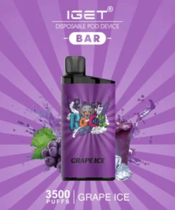 GRAPE ICE – IGET BAR – 3500 PUFFS