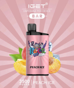 PEACH ICE – IGET BAR – 3500 PUFFS
