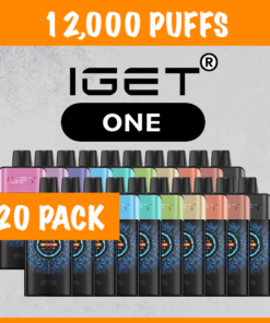 20 PACK – IGET ONE – 12000 PUFFS