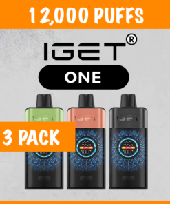 3 PACK – IGET ONE – 12000 PUFFS