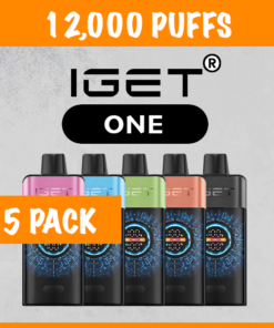 Order 5 Pack IGET One 12000 Puffs | Mix Flavours | The Vapes Shop AU